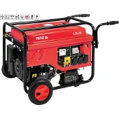 YATO Générateur électrique 3x230, 5500W + 1x380V, groupe électrogène de secours