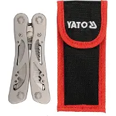 YATO Couteau multifonctionnel 9 fonctions acier inoxydable