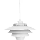 Dyberg Larsen Suspension , Ejka mini, dimmable, Blanc, Salon / séjour, Métal, Design
