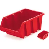 Prosperplast Plastový úložný box TRUCK 490x298x210 mm - barva: červená