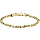 HUGO BOSS Bracelet à chaîne corde dorée