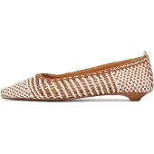 Kazar Ballerines crème / cognac