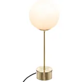 Atmosphera - Lampe droite à poser Dris Noire et blanche - H. 43 cm