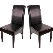 Mendler Chaise de salle à manger Cesena (lot de 2)