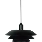 Dyberg Larsen Suspension , DL31, dimmable, Noir, Salon / séjour, Métal, Scandinave