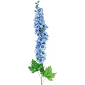 Viana Pied d'alouette artificiel Bleu Fleur de soie Deko 108cm