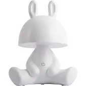 Leitmotiv lampe de table BUNNY blanc | 17x27 cm