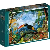 Pieces & Peace Puzzle Toucan Bleu - 1000 pièces
