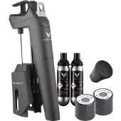 Coravin Ensemble de système de conservation de vin Timeless Three +, noir