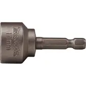 Makita B-38750 B-38750-Clé à douille magnétique 17X50mm, noir