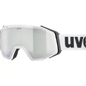 Uvex Gravity Supravision Ski Goggles Blanc Mirror Silver Supravision Clear Green/CAT2
