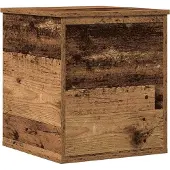 vidaXL Boîte de rangement Vieux bois 40 x 42 x 46 cm Bois composite