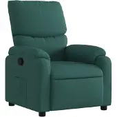 vidaXL Fauteuil relax vert foncé Tissu