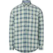 Fynch&Hatton Chemise bleu marine / bleu clair / vert / blanc