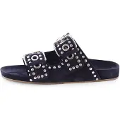 Kennel & schmenger Mule 'Love' bleu nuit / argent