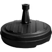 Eda Plastiques EDA 010703 G.GF EDA Pied de parasol, plastique, rond, 430mm, gris foncé
