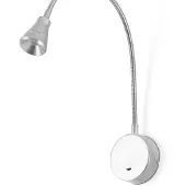 Faro Bel - applique murale avec interrupteur - 4 x 50 x 4 cm - 3W LED inclus - chrome poli