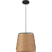 Faro Stood PL, 1XE27 Noir + Bois Max 20W