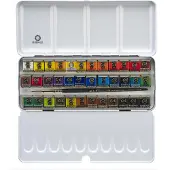 Rembrandt Aquarellfarbe Water colour box 36 Näpfchen, Mehrfarbig (10 ml)