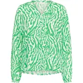 Kaffe Chemisier 'Mathilde' vert / blanc