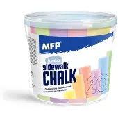 MFP PAPER Ovale Gehwegkreide, 20 Farben (20x)