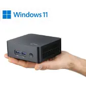 CSL-Computer Mini-PC CSL Narrow Box Black / 32 Go / 1000 Go M.2 SSD / Win 11 Home