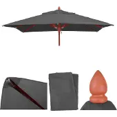 MCW Toile de rechange pour parasol -C57 4x4m