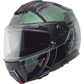 Schuberth C5 Globe Casque Modulable Noir/Vert 55 unisex