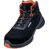 Uvex bottes 1 G2 S2 noir, rouge largeur 12 taille 42
