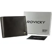 Rovicky Portefeuille classique en cuir pour homme -