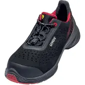 Uvex chaussures basses 1 G2 S1P noir, rouge largeur 11 T. 36