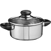 Huismerk Marmite avec couvercle en acier inoxydable - Ø env. 16 cm