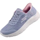 SKECHERS pour femme. 124836 Baskets Go Walk Flex Grand Entry Baskets bleus (37), Plat, Lacets, Casuel, Multisport