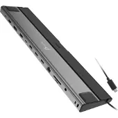 J5CREATE Triple 4k Display Docking Station Argenté