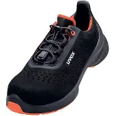 Uvex chaussures basses 1 G2 S1 noir, rouge largeur 12 T. 43