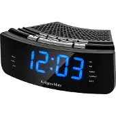 Krüger&Matz Radio FM, Affichage LCD, réveil à double alarme, minuterie de sommeil, report d'alarme