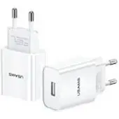 Usams Ład. Siec. 1Xusb T18 2,1A(Only Head) Biały/White Fast Charging Cc075Tc01
