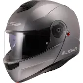 LS2 Helmets LS2 FF908 Strobe II Solid flip-up helmet, titanium matt, 3XL (65/66)