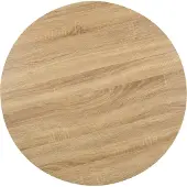 vidaXL Table de bistrot marron clair 80 cm MDF