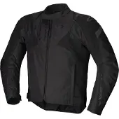 Alpinestars T-Jaws V4, veste textile imperméable ,Noir/Noir ,L