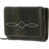 Chiemsee Cuir porte-monnaie Leather Wallet Green vert foncé