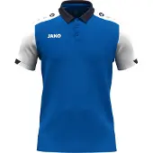Jako Polo Dynamic pour enfants - 6370, Couleur:royal/blanc/marine, Taille:152