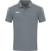 Jako Polo Power pour femmes, Couleur:gris pierre, Taille:44