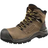 Puma Botte de sécurité Iron HD brown mid S3S conforme à la norme EN ISO 20345:2022 S3S FO LG SR marron taille 42