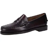 Sebago pour homme. 7000300 Classic Dan Leather Loafers burgundy brown (40), Cuir, Plat, 1 à 3 cm, Aucun, Casuel, Fête, Classique, Bordeaux
