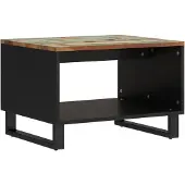 vidaXL Table basse 60x50x40 cm Vieux bois massif