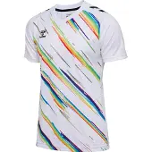 Hummel T-Shirt fonctionnel 'Match Triumph' indigo / jaune clair / noir / blanc