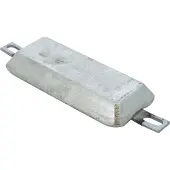 VETUS Aluminium Hull Rectangular Hull Anode Argenté 4.50 kg