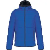 Kariban Veste matelassée légère pour hommes avec capuche