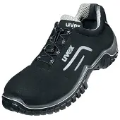 Uvex chaussures basses motion style S2 noir, argent largeur 11 Gr. 40
